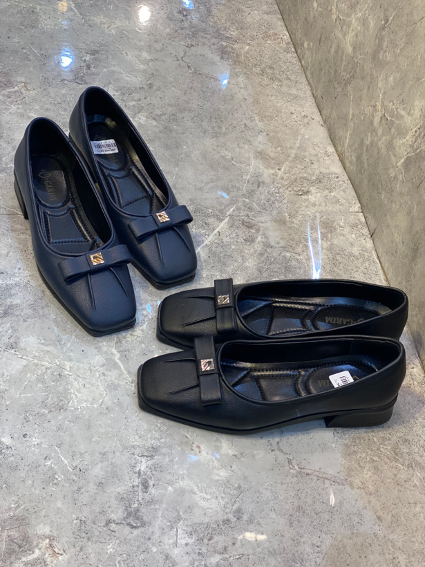 کالج پاپیونی زنانه مشکی و سورمه ای سایز 37 تا 40