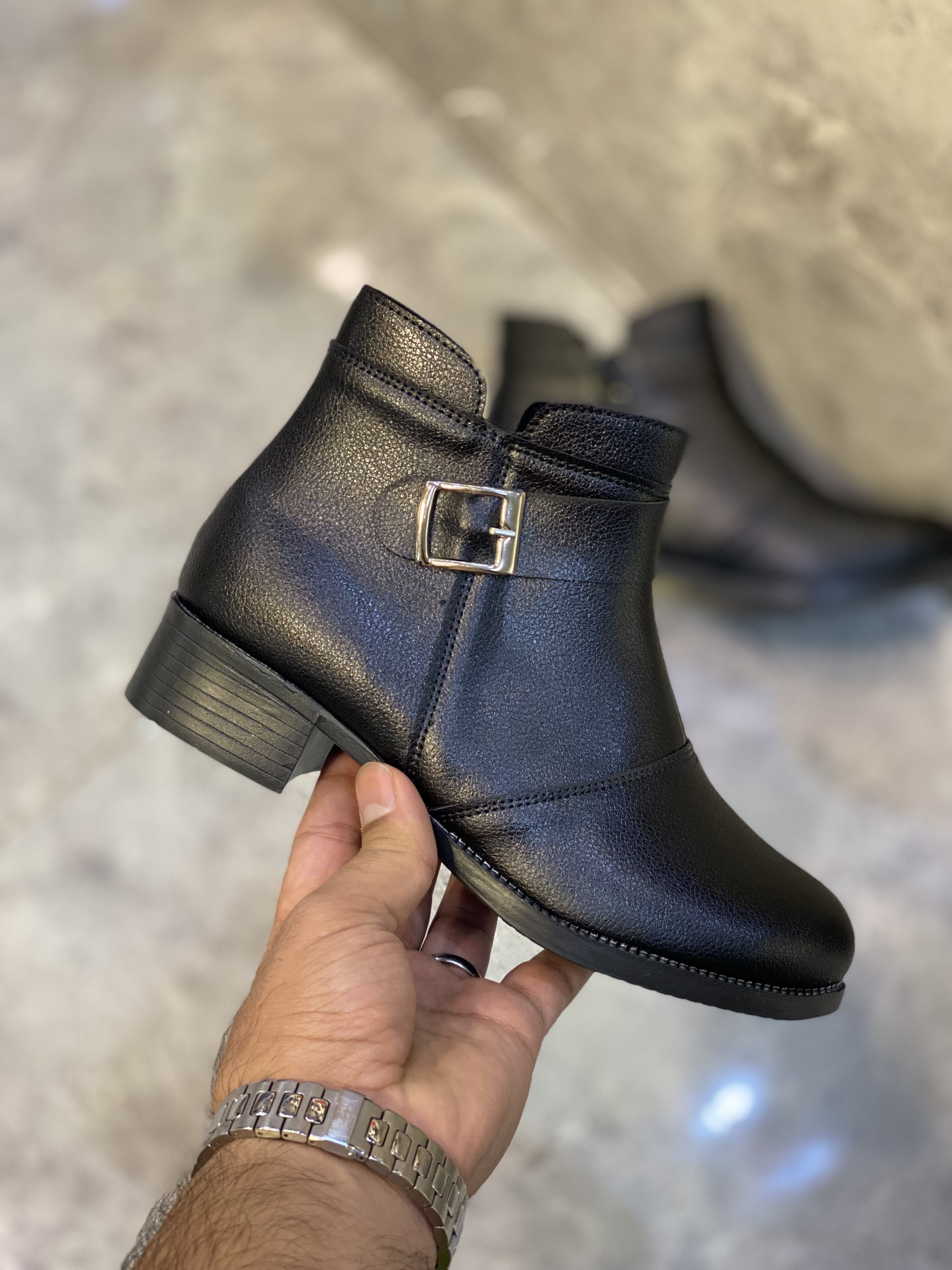 نیمبوت زنانه راحتی بغل سگک سایز 37 تا 40